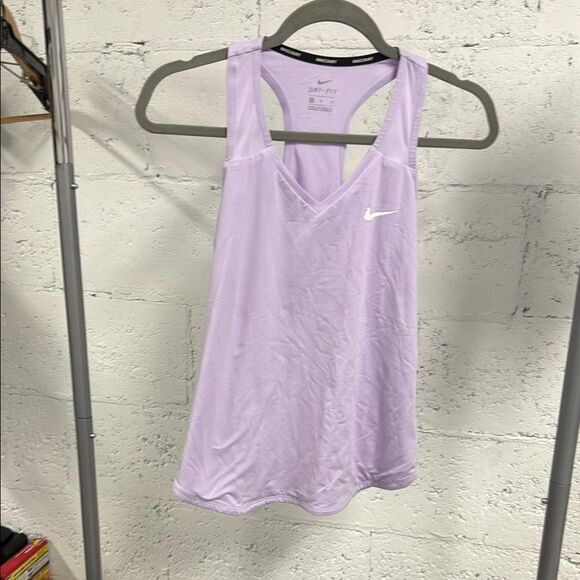 Nike Purple Sleeveless Tank Top - Size Medium - Worn Once Athletic Tank 💙 - Picture 1 of 3